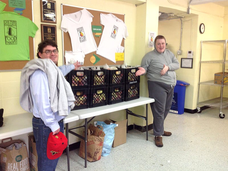 Life Shop Gets Busy at the Food Pantry - Max and Chuck