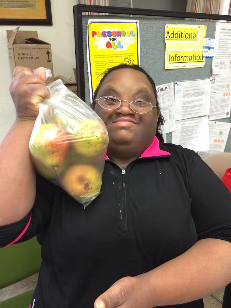 Life Shop Gets Busy at the Food Pantry - Sonya